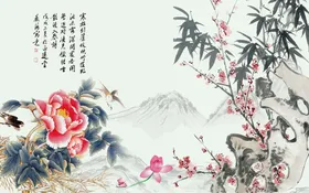 山水画大图泼墨意境国