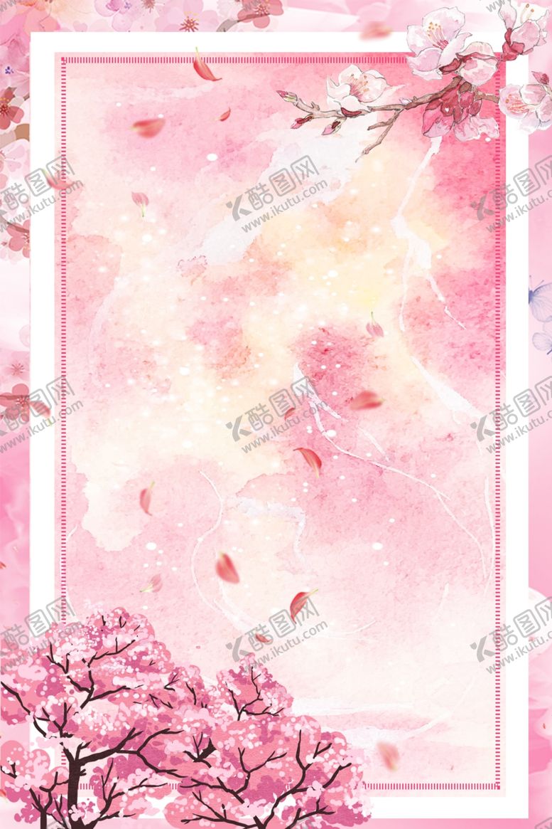 编号：59483010042201013055【酷图网】源文件下载-唯美樱花背景