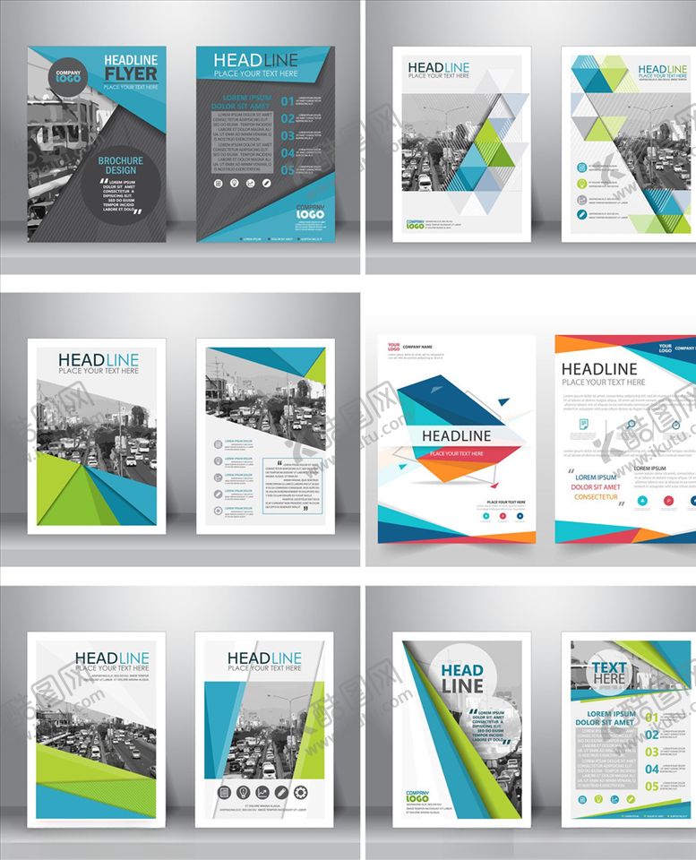 编号：76322610110436376647【酷图网】源文件下载-企业海报画册版式设计