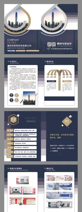 高端广告公司画册