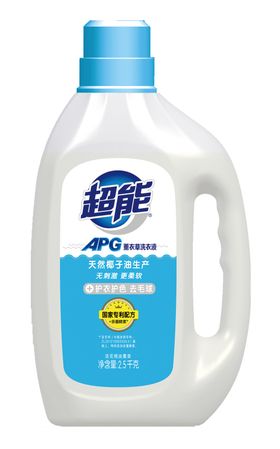 超能APG洗衣液包装
