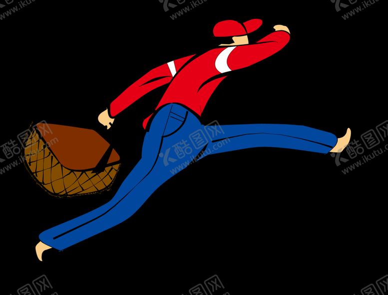 编号：77911410170921506100【酷图网】源文件下载-奔跑的人物