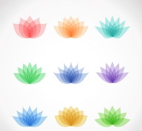 黑白矢量花朵图案设计
