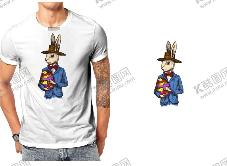 编号：95029804301309451196【酷图网】源文件下载-卡通图案男士女士T恤