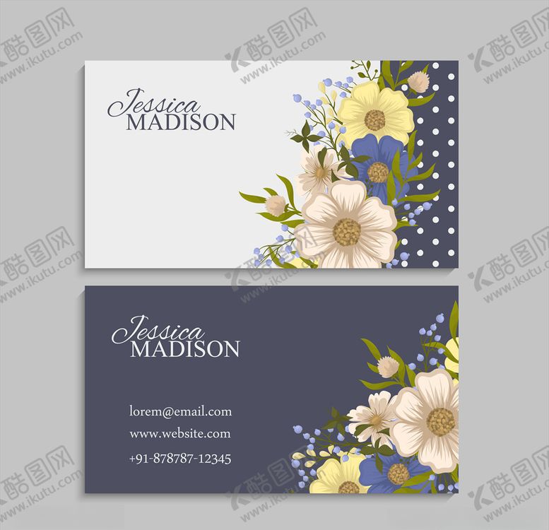 编号：89758010121304249461【酷图网】源文件下载-名片设计