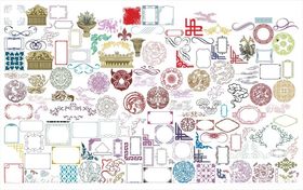 角花边框花纹花边