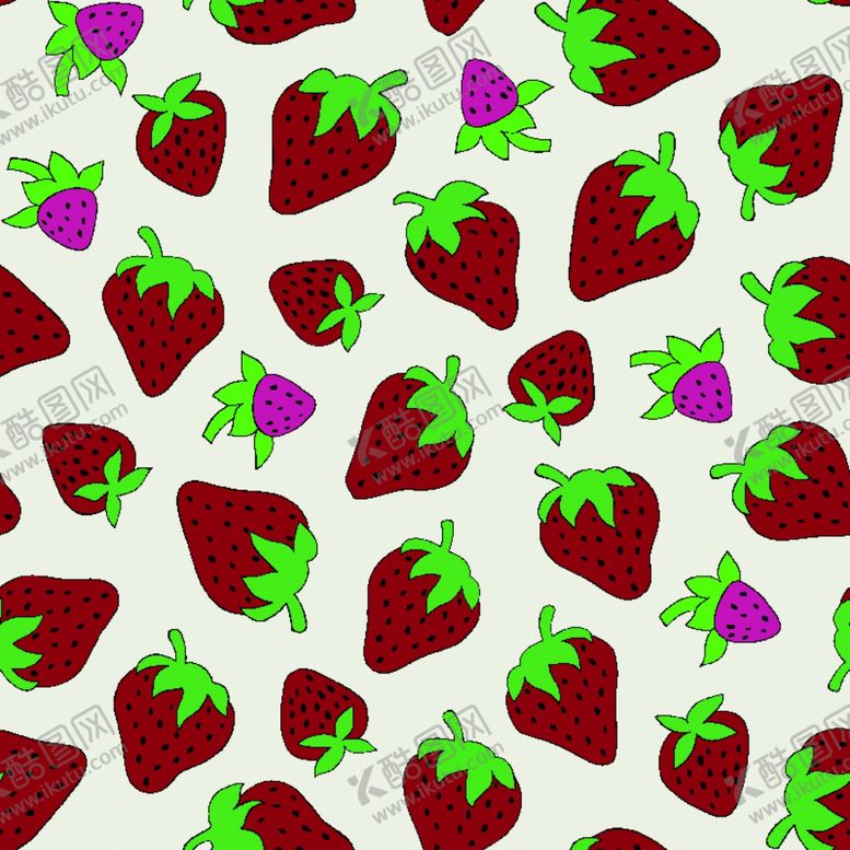 编号：43072009282200134274【酷图网】源文件下载-草莓卡通水果矢量大牌