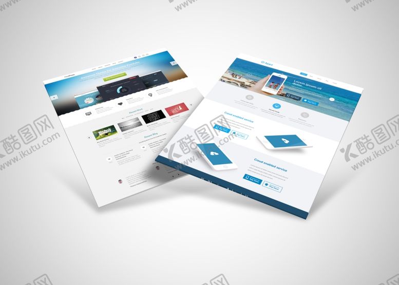 编号：11176610310359041659【酷图网】源文件下载-网页样机