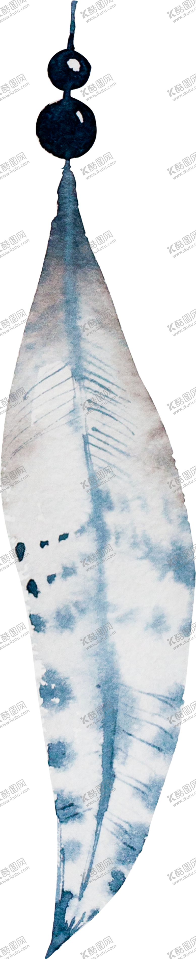 编号：45714510051824248156【酷图网】源文件下载-手绘水彩羽毛