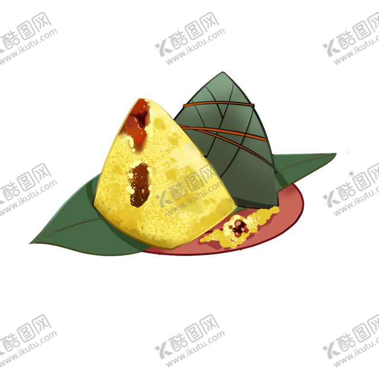 编号：85944101241434523897【酷图网】源文件下载-粽子插画
