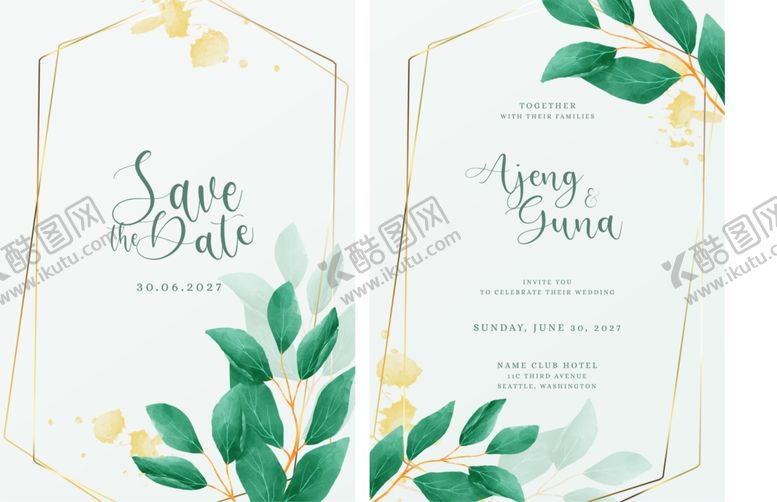 编号：55967810051651322064【酷图网】源文件下载-清新花卉贺卡