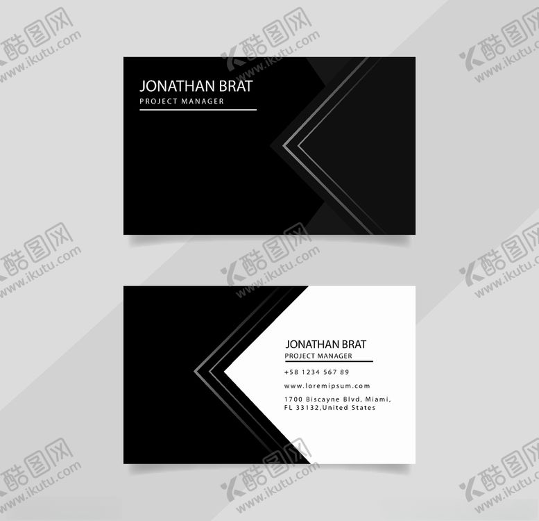 编号：32654110032347507117【酷图网】源文件下载-名片模板