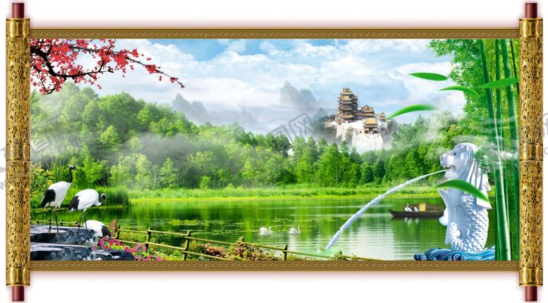 编号：29181710200412243267【酷图网】源文件下载-风景画