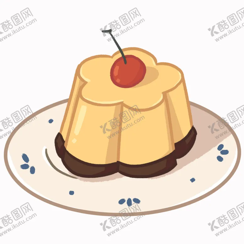 编号：78506109191510131024【酷图网】源文件下载-手绘布丁