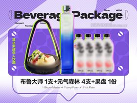 酒吧酒水套餐海报宣传KTV夜店