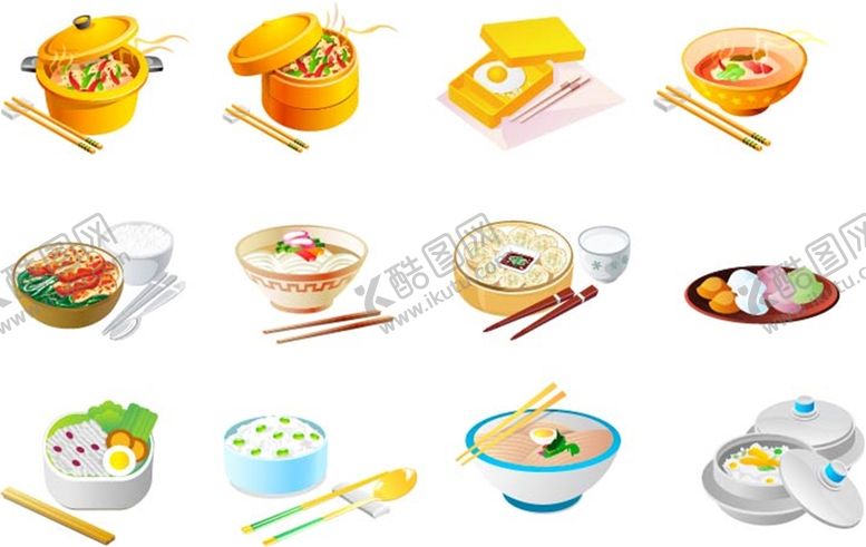 编号：28637509121731192546【酷图网】源文件下载-卡通食物