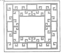 镂空花图案
