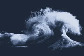 透明水花
