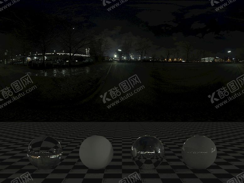 编号：10383002162014305550【酷图网】源文件下载-C4D城市夜景贴图HDR贴图