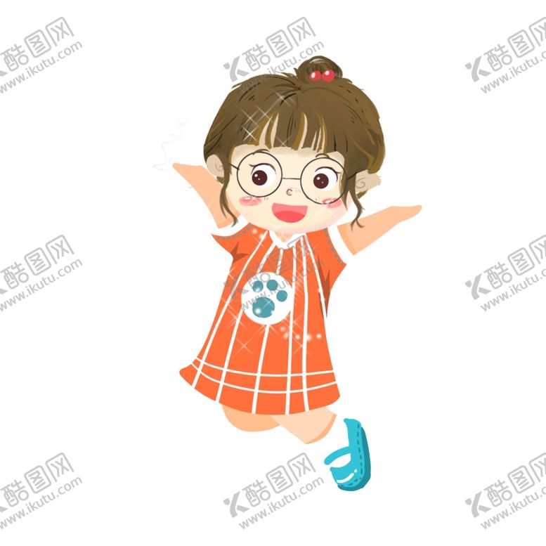 编号：94068207011824088060【酷图网】源文件下载-卡通女孩