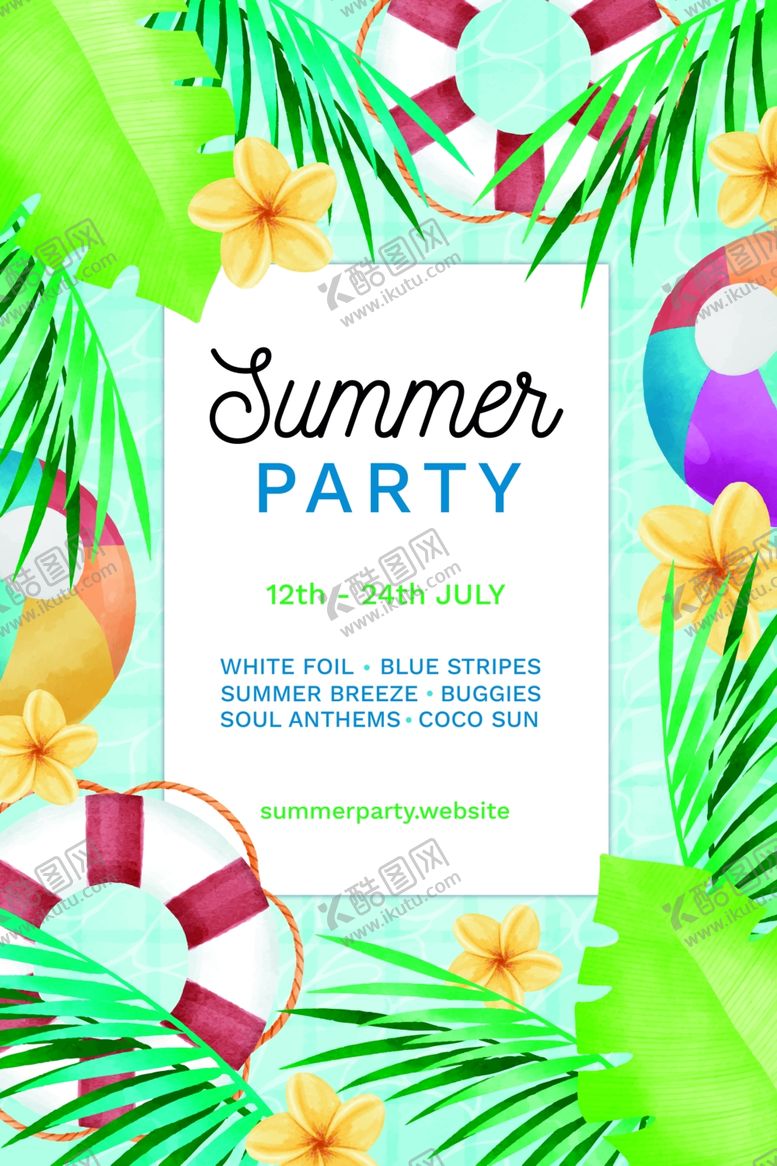 编号：82677309101416599109【酷图网】源文件下载-夏季海报