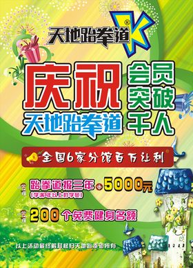 跆拳道海报