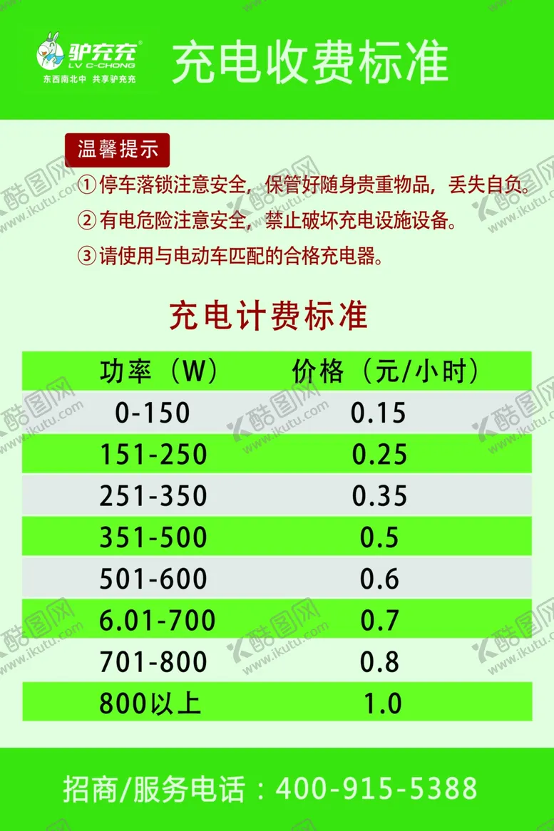编号：41099901270221193184【酷图网】源文件下载-充电收费标准