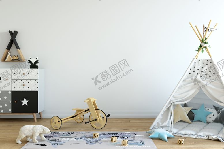 编号：30802809181656267585【酷图网】源文件下载-儿童房场景