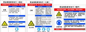 职业病危害告知卡