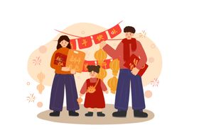 2024新年玻璃贴