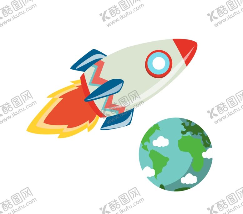 编号：79552809251545153096【酷图网】源文件下载-手绘火箭素材火箭火箭素材