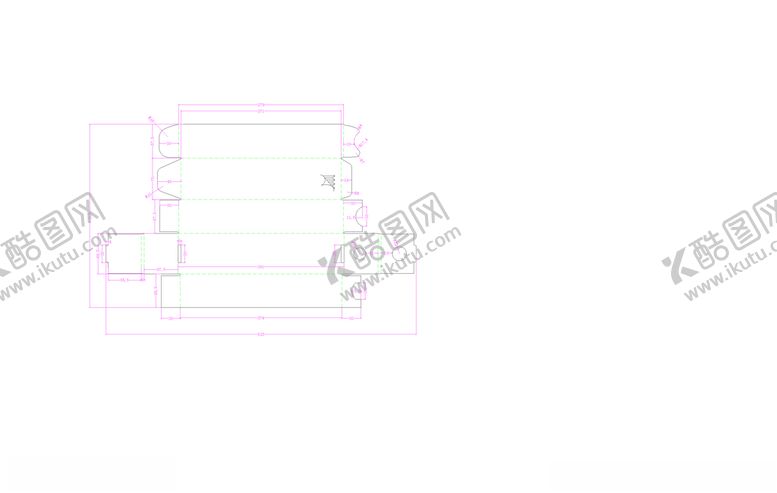 编号：81412409220423335664【酷图网】源文件下载-啤盒纸箱刀模刀线普通箱