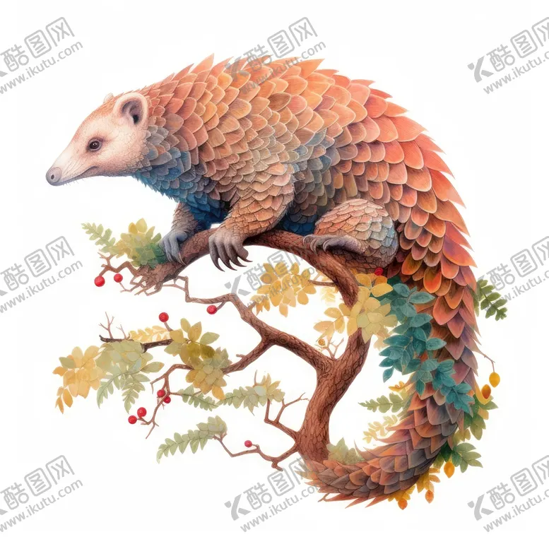 编号：31256909150140330538【酷图网】源文件下载-穿山甲儿童绘本素材