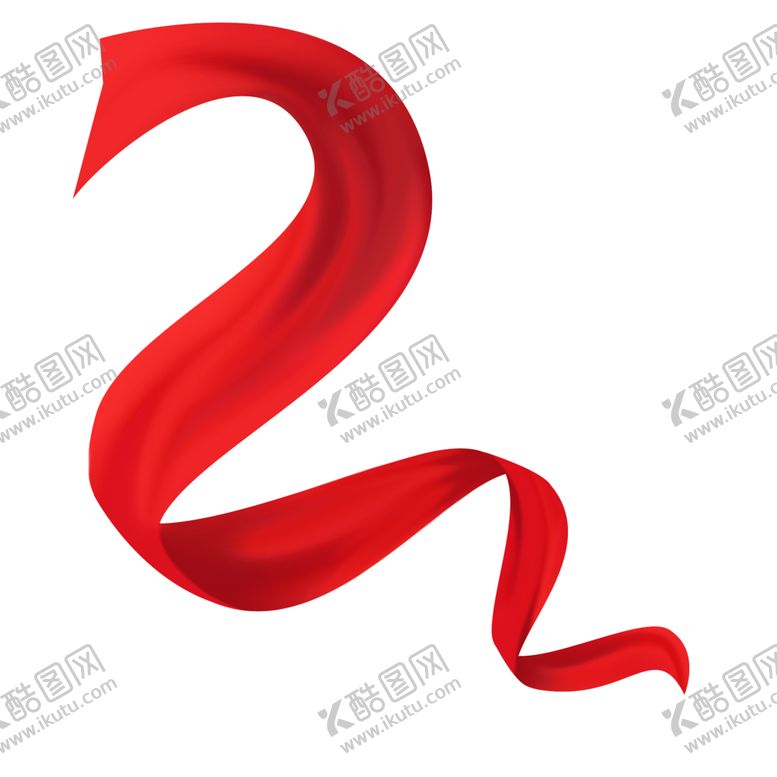 编号：93319110061111521751【酷图网】源文件下载-红色飘带