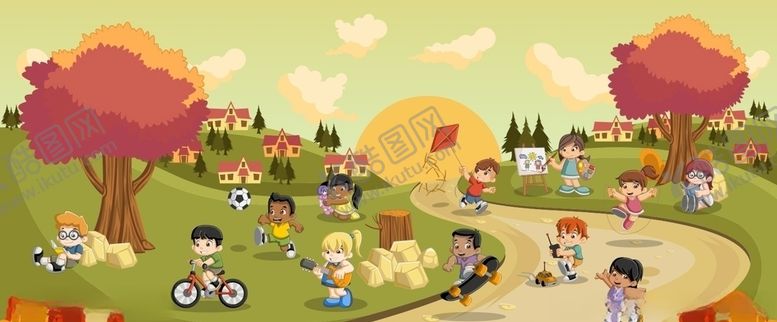 编号：68362009210300191147【酷图网】源文件下载-卡通背景