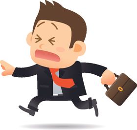 卡通商务男性