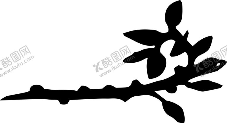 编号：27933010130134539956【酷图网】源文件下载-手绘植物枝干
