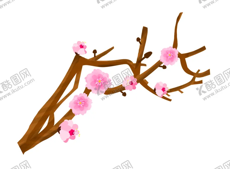 编号：49644702030213527976【酷图网】源文件下载-手绘桃花