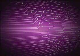 科技背景图片网络AI人工智能数码