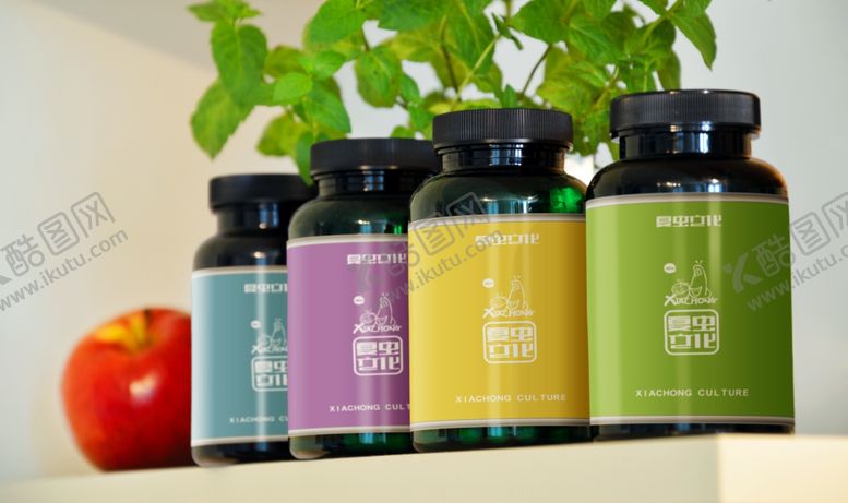 编号：17769409132042514794【酷图网】源文件下载-保健品瓶样机