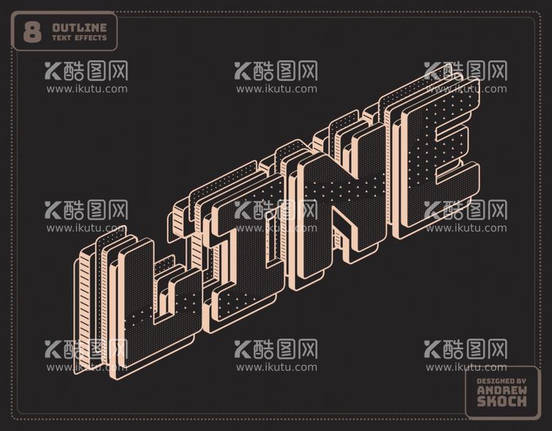 编号：81970702102117523565【酷图网】源文件下载-精品PS可编辑3D文字特效效果