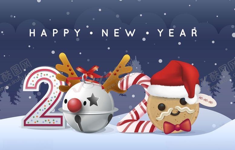 编号：66462909200145243947【酷图网】源文件下载-2020新年快乐