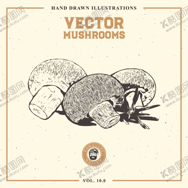 编号：42913209221147423420【酷图网】源文件下载-素描菌菇