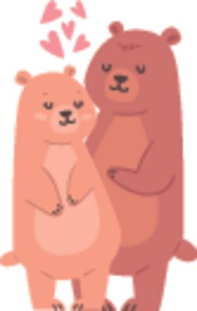 情侣小熊