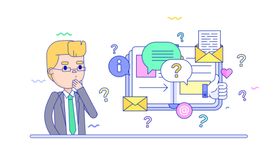 人物生活扁平化图案