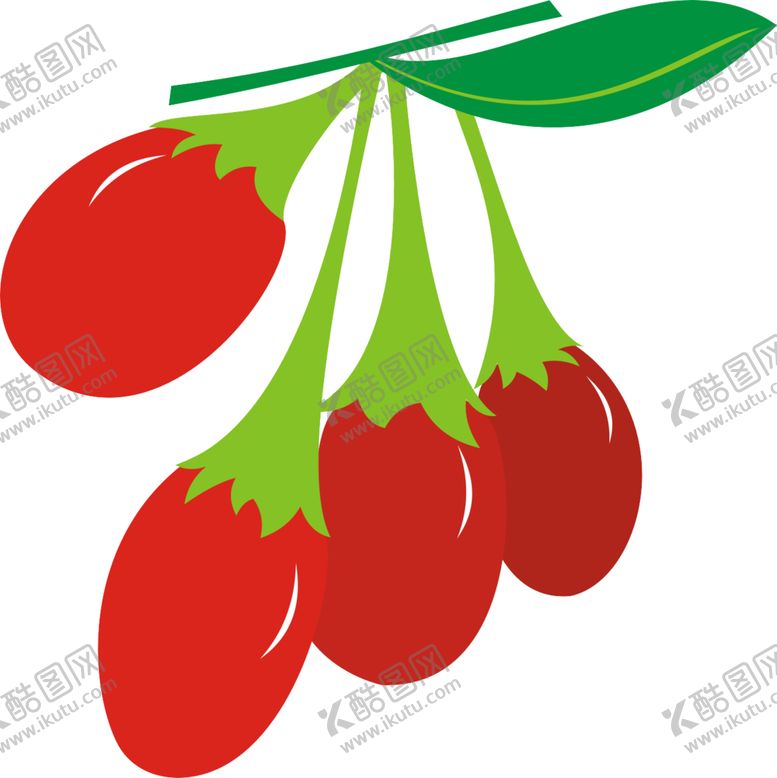 编号：90483810230623202096【酷图网】源文件下载-手绘枸杞