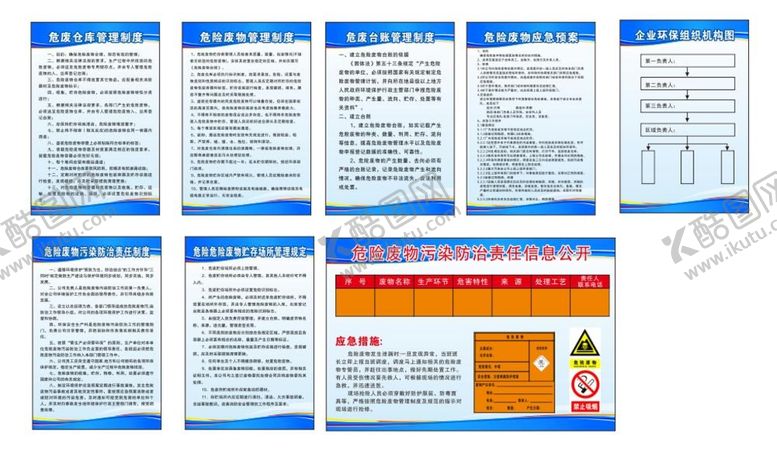 编号：89524010120606288723【酷图网】源文件下载-危险废物制度牌