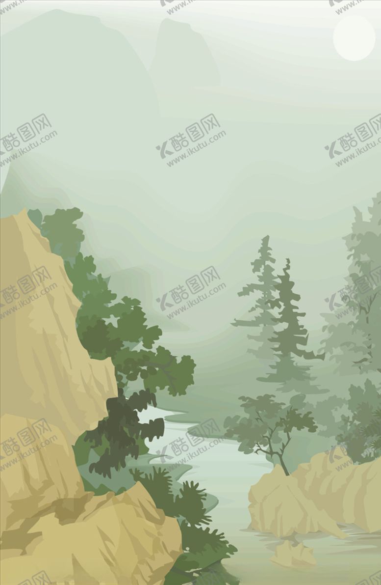 编号：60699507030656053884【酷图网】源文件下载-溪流