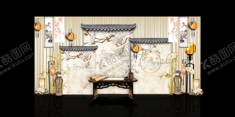 编号：29422707010330501973【酷图网】源文件下载-香槟色婚礼背景