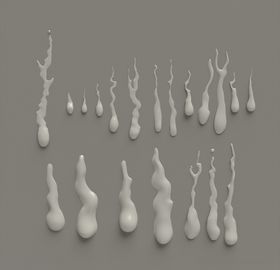 水滴OBJ模型C4DMAX